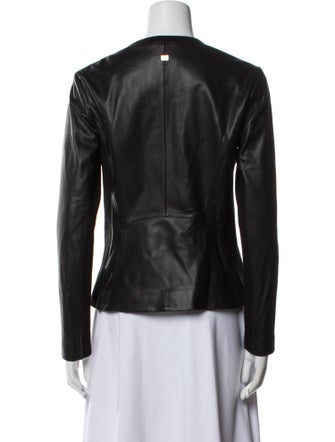 Loeffler Randall Leather Evening Jacket