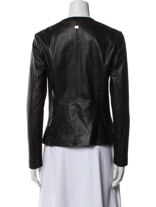 Loeffler Randall Leather Evening Jacket