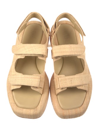 Loeffler Randall Raffia Slingback Sandals