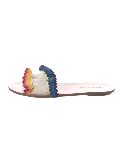 Loeffler Randall Canvas Colorblock Pattern Slides