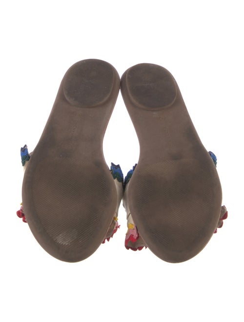 Loeffler Randall Canvas Colorblock Pattern Slides