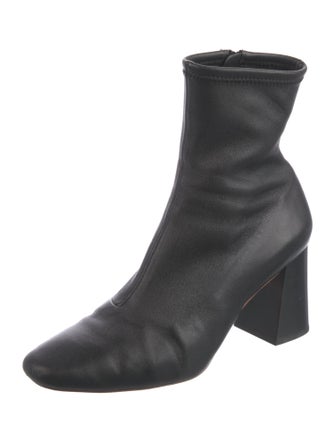 Loeffler Randall Leather Sock Boots