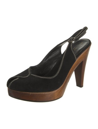 Loeffler Randall Suede Slingback Sandals