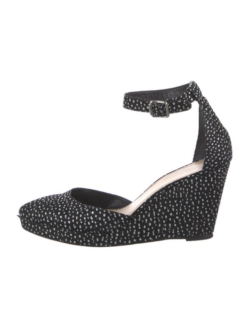 Loeffler Randall Leather Printed D'Orsay Pumps