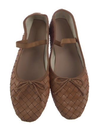 Loeffler Randall Leather Mary Jane Flats