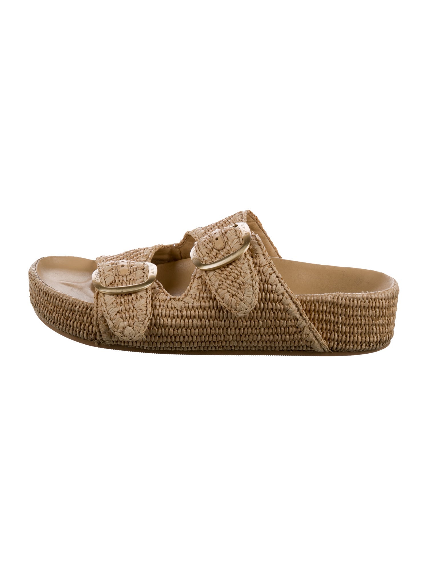 Loeffler Randall Raffia Slides