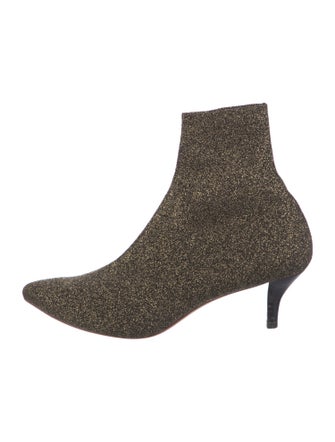 Loeffler Randall Glitter Sock Boots