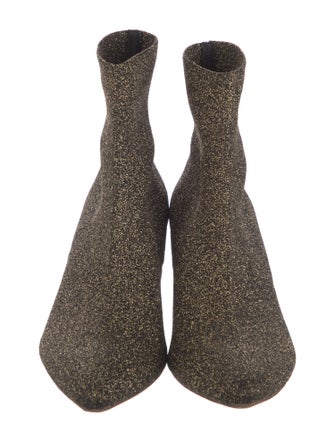 Loeffler Randall Glitter Sock Boots