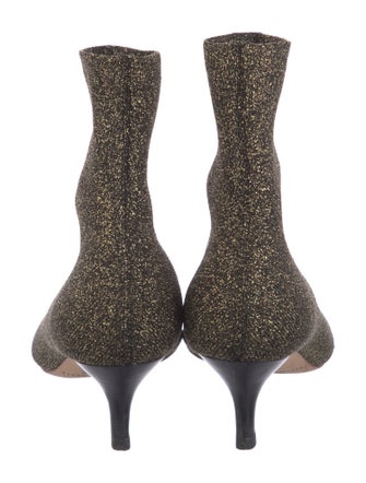 Loeffler Randall Glitter Sock Boots