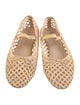 Loeffler Randall Raffia Bow Accents Mary Jane Flats