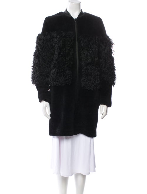 Loeffler Randall Shearling Fur Coat
