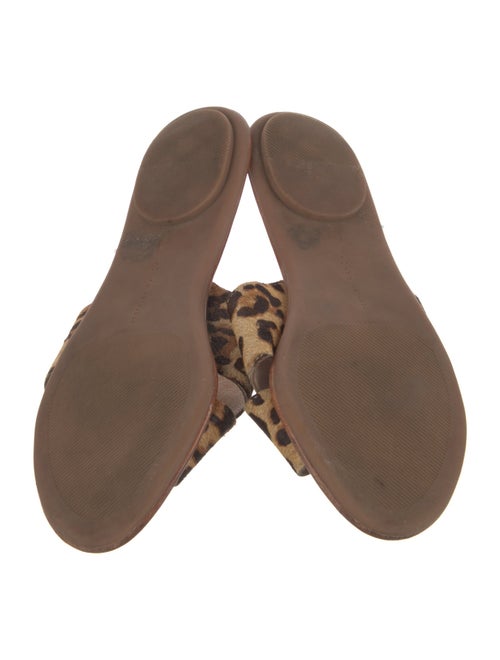 Loeffler Randall Ponyhair Animal Print Slides