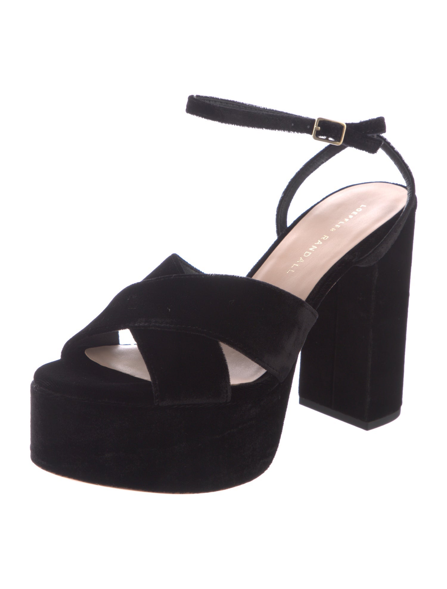 Loeffler Randall Velvet Sandals w/ Tags