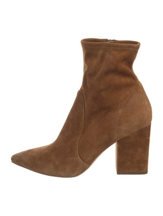 Loeffler Randall Suede Sock Boots