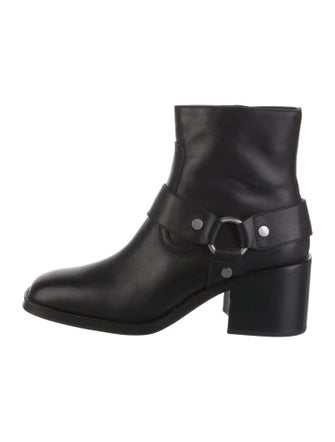 Loeffler Randall Leather Moto Boots