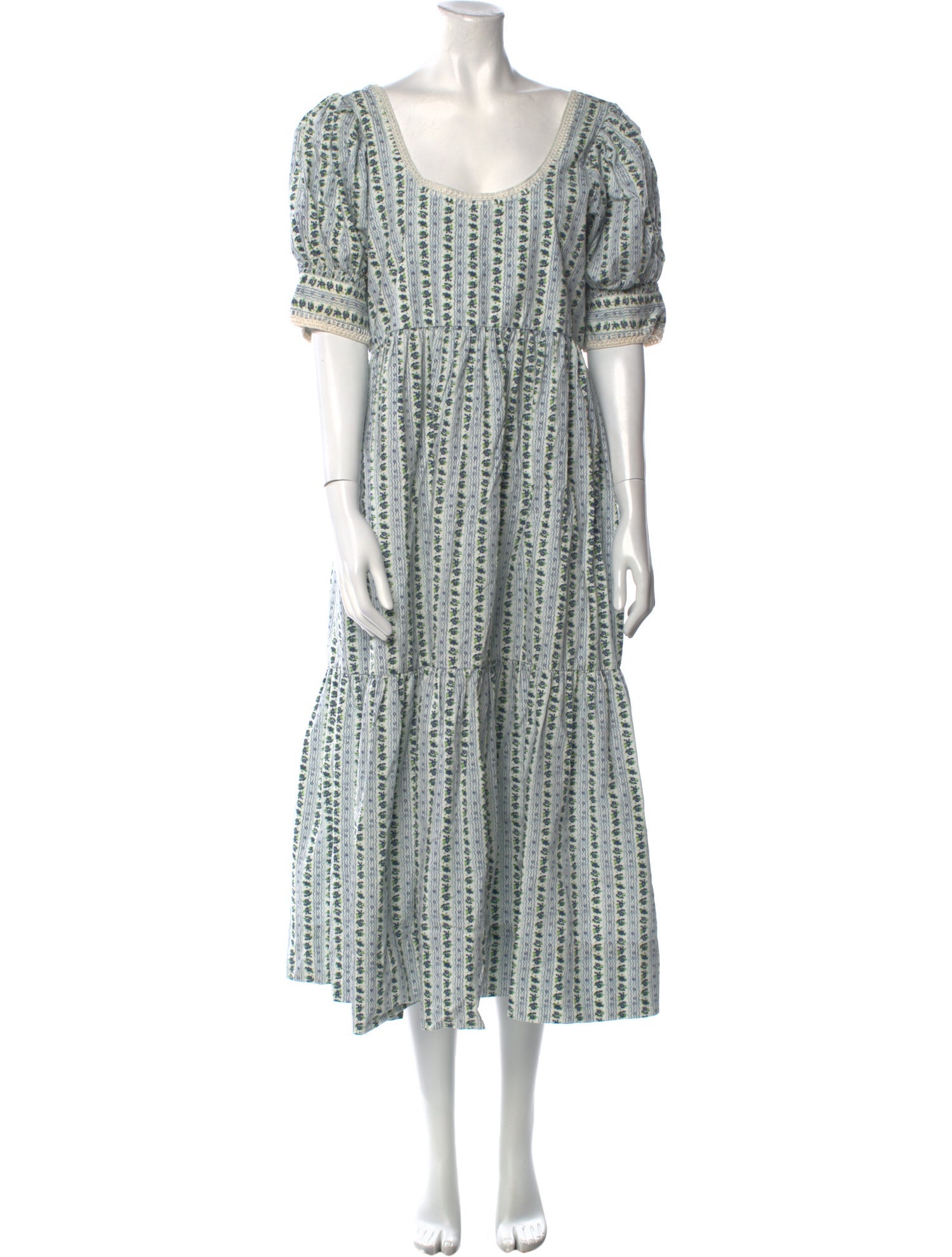 Loeffler Randall Striped Long Dress