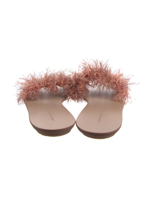 Loeffler Randall Leather Floral Print Slides