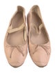 Loeffler Randall Leather Bow Accents Ballet Flats