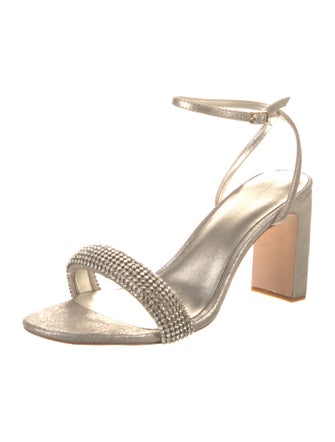 Loeffler Randall Glitter Crystal Embellishments Sandals