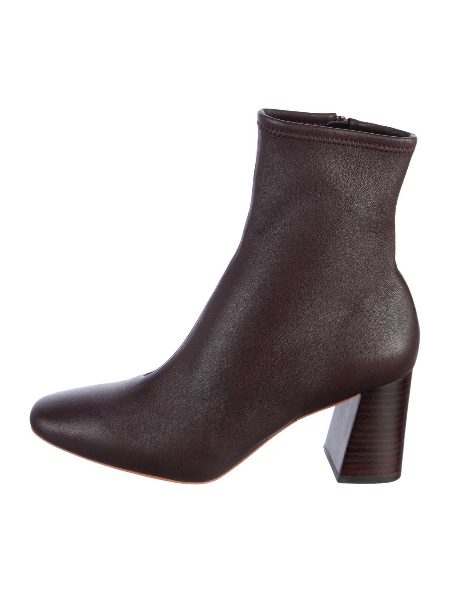 Loeffler Randall Leather Sock Boots