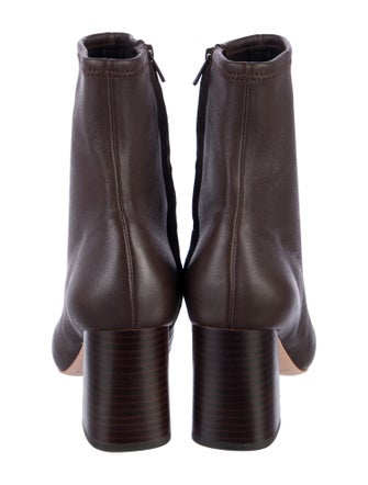 Loeffler Randall Leather Sock Boots