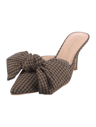 Loeffler Randall Animal Print Mules