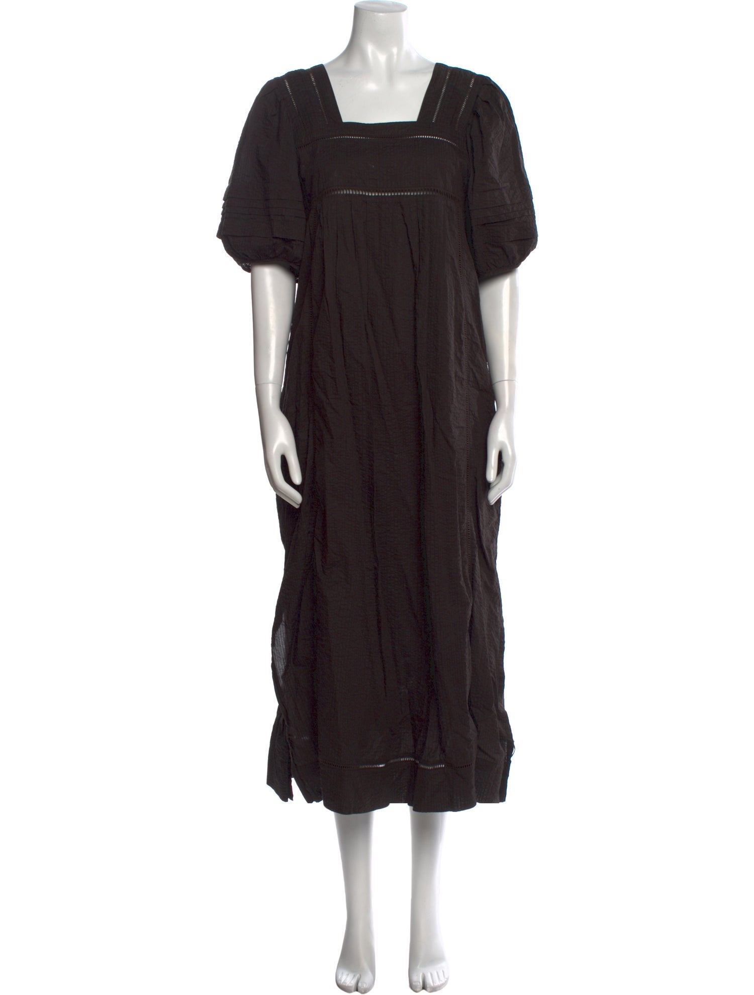 Loeffler Randall Square Neckline Long Dress