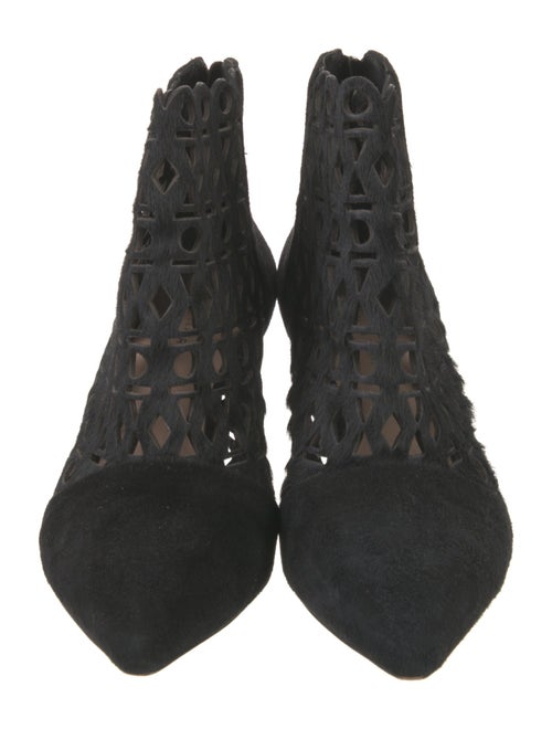 Loeffler Randall Suede Cutout Accent Pumps