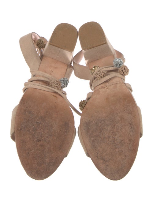 Loeffler Randall Suede Animal Print Sandals