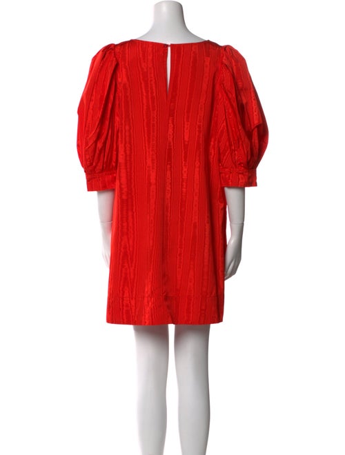 Loeffler Randall Scoop Neck Mini Dress