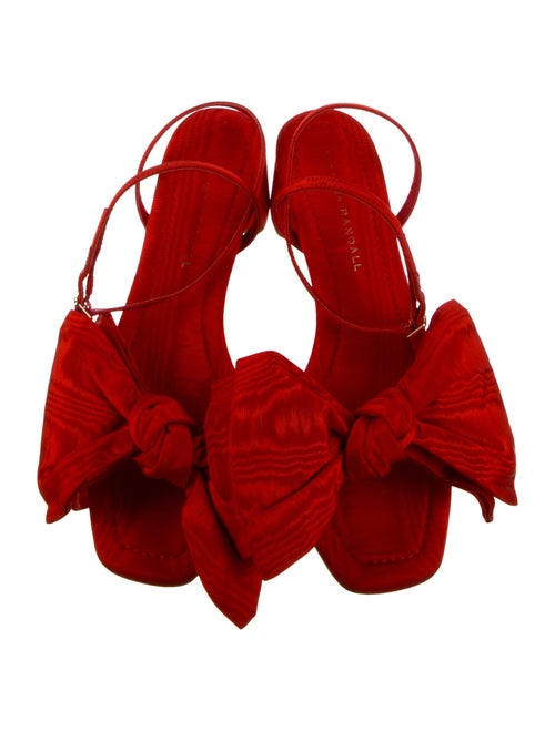 Loeffler Randall Satin Bow Accents Sandals