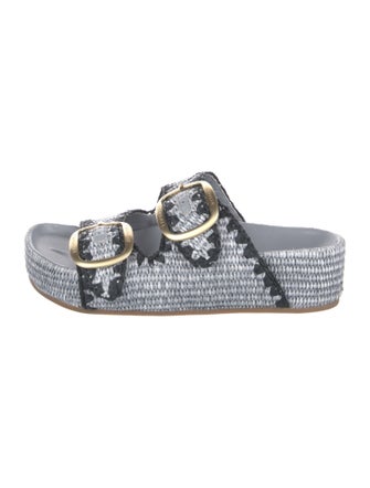 Loeffler Randall Raffia Patterned Espadrilles