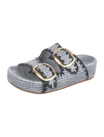Loeffler Randall Raffia Patterned Espadrilles