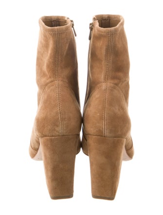 Loeffler Randall Suede Sock Boots