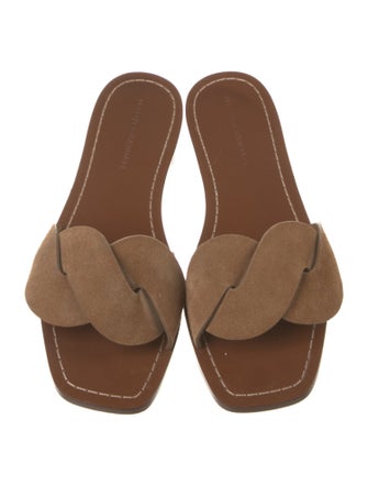 Loeffler Randall Leather Slides