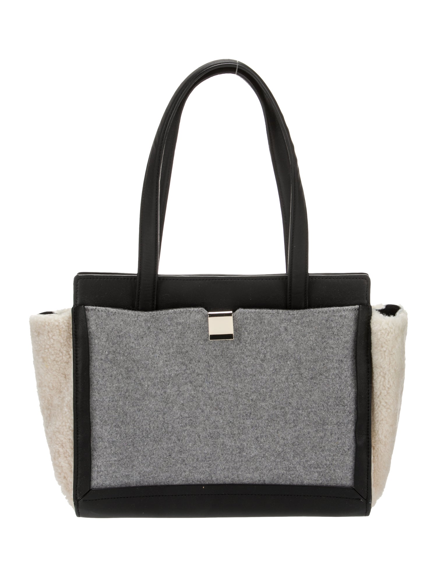 Loeffler Randall Leather Top Handle Bag