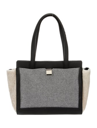 Loeffler Randall Leather Top Handle Bag