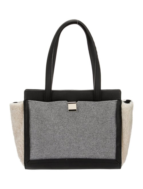 Loeffler Randall Leather Top Handle Bag