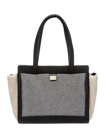 Loeffler Randall Handle Bags Leather Top Bag