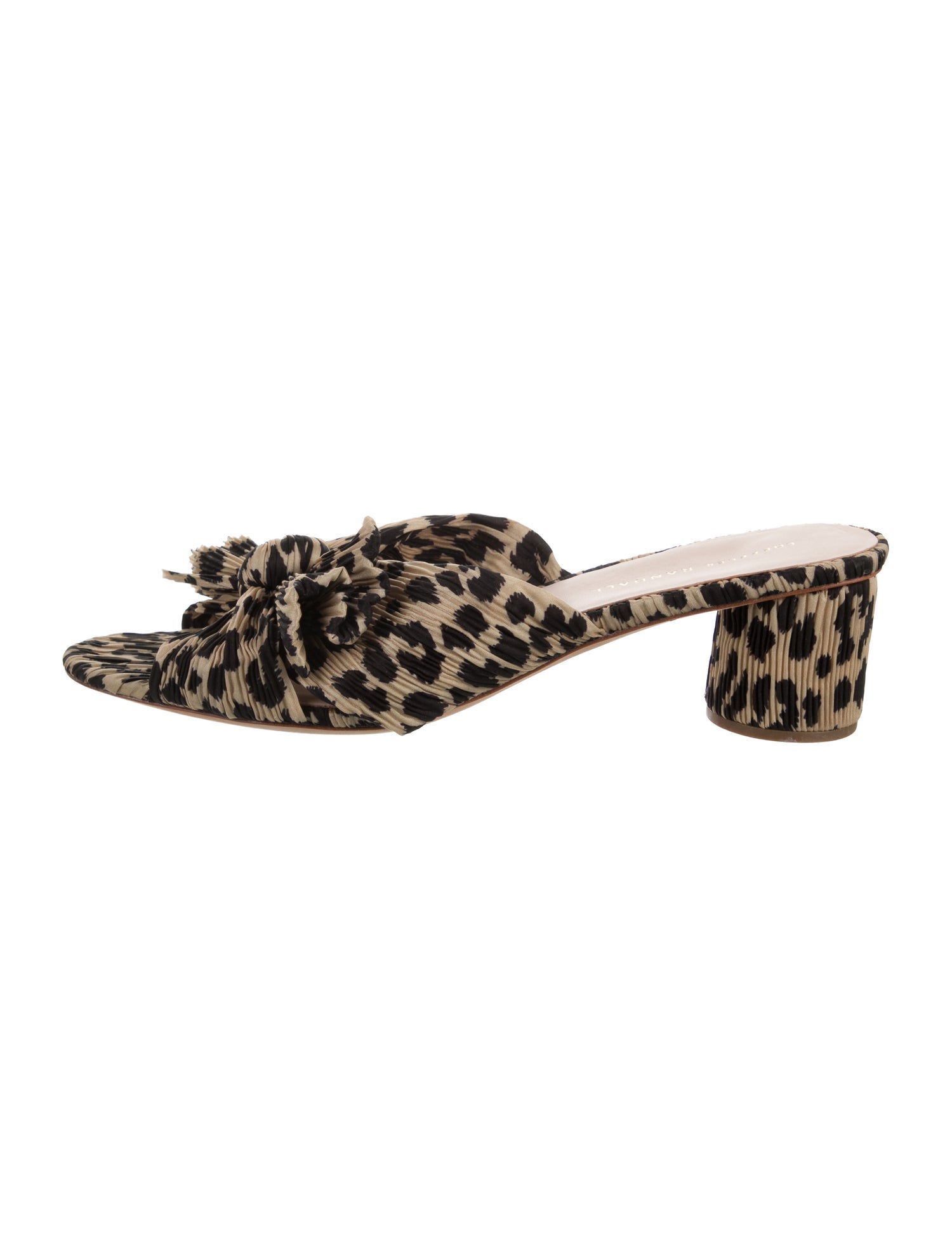 Loeffler Randall Animal Print Slides
