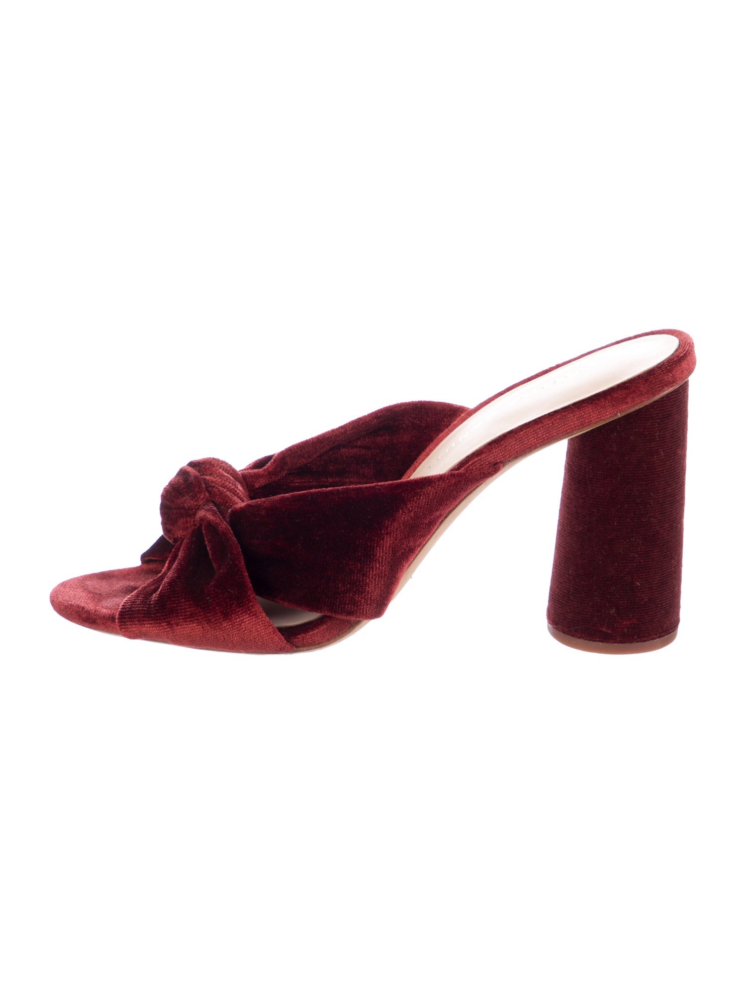 Loeffler Randall Velvet Slides