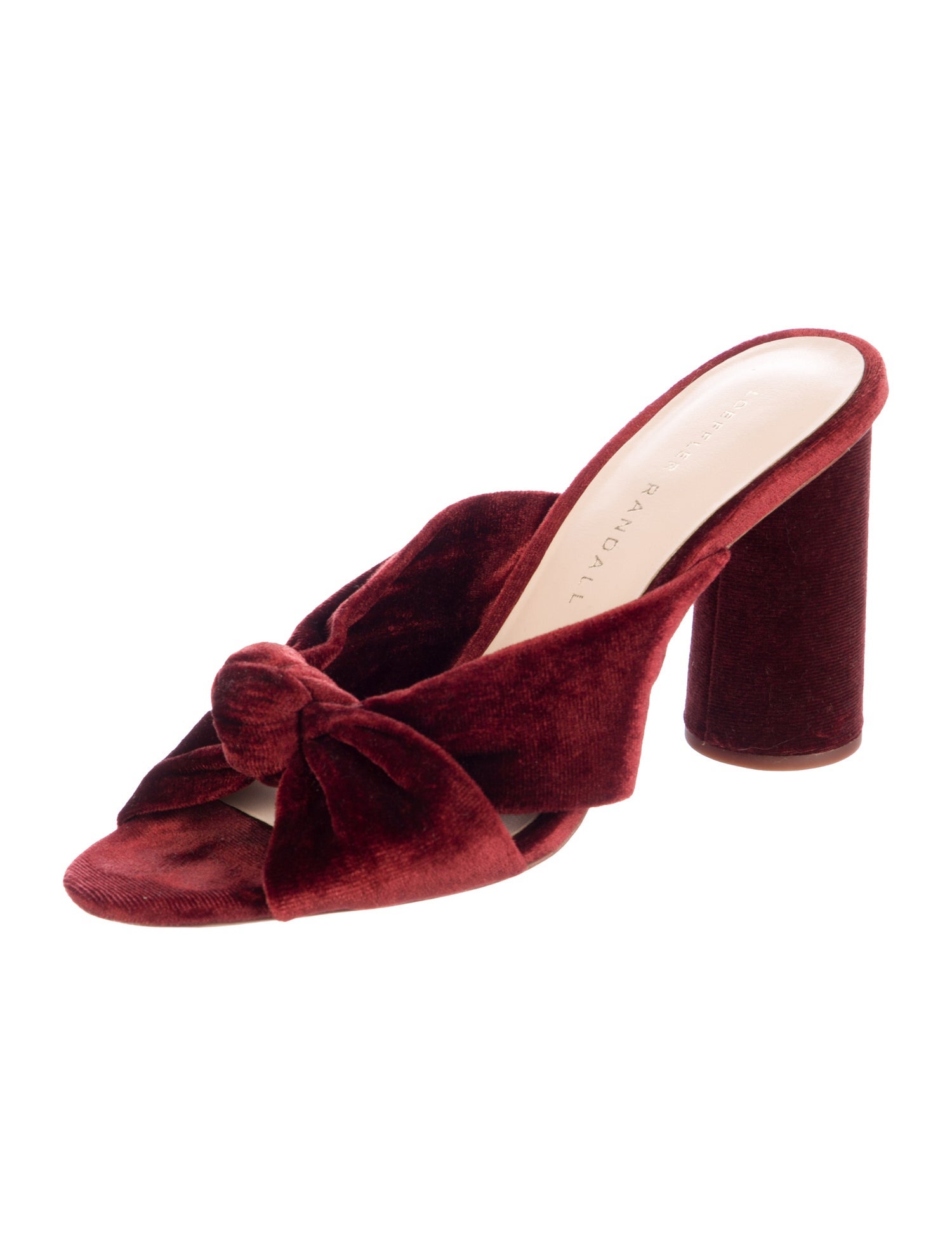 Loeffler Randall Velvet Slides