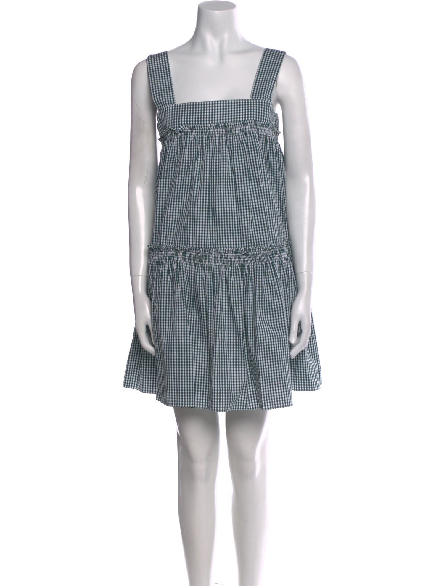 Loeffler Randall Plaid Print Mini Dress