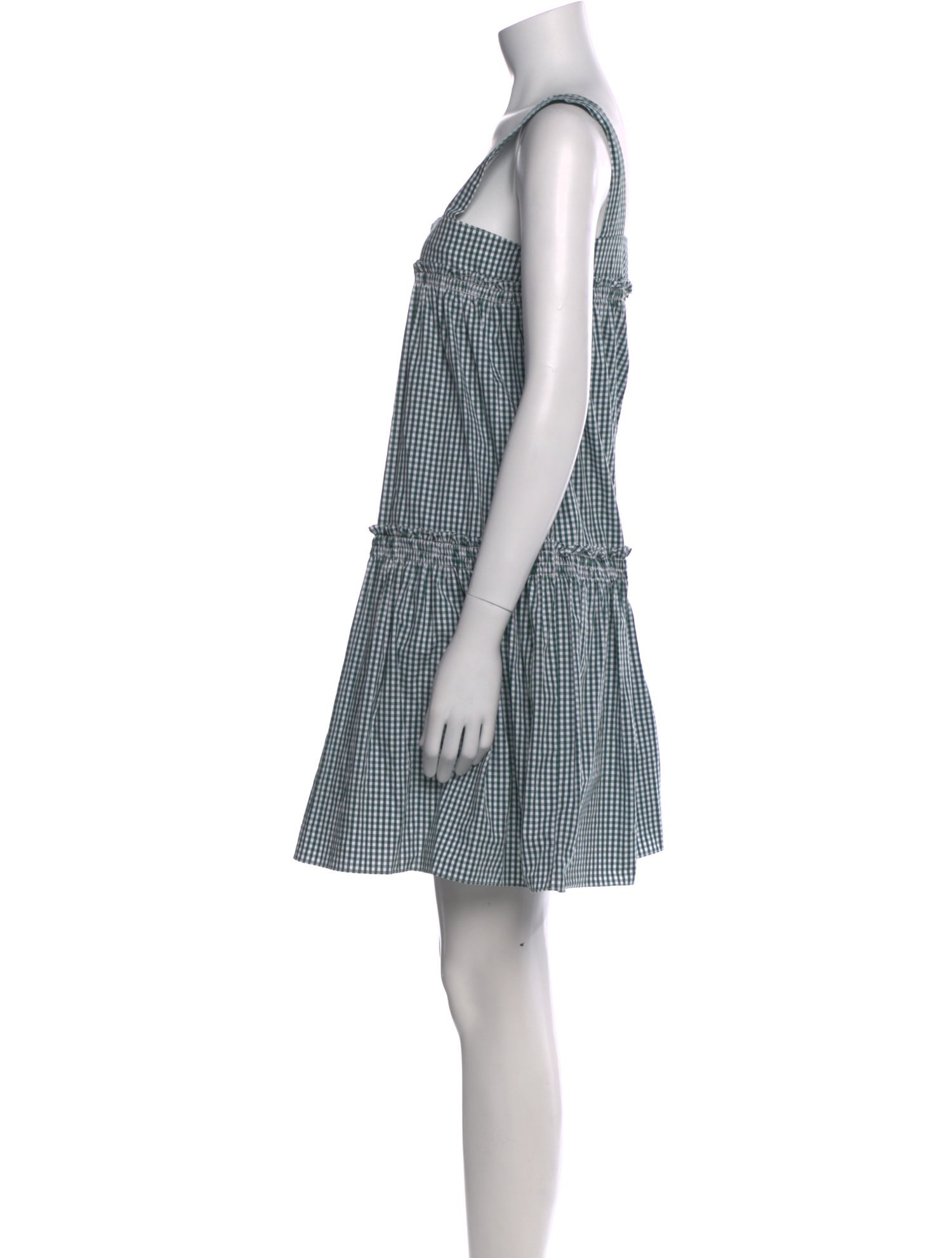 Loeffler Randall Plaid Print Mini Dress