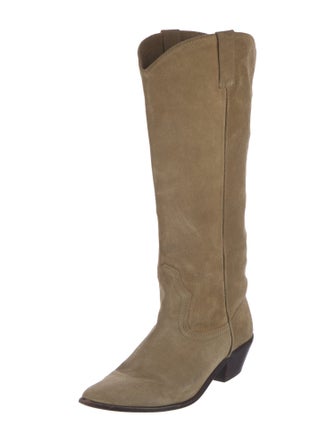 Loeffler Randall Suede Western Boots