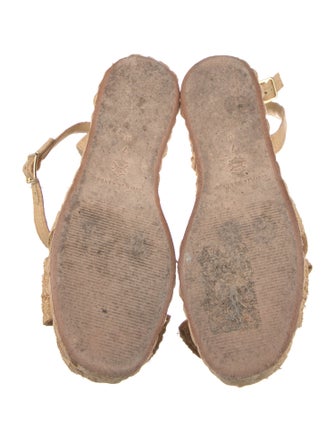 Loeffler Randall Raffia Bow Accents Espadrilles