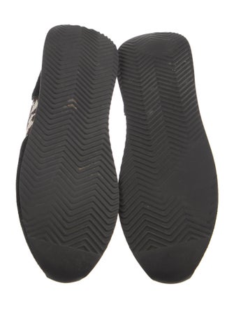 Loeffler Randall Suede Animal Print Sneakers