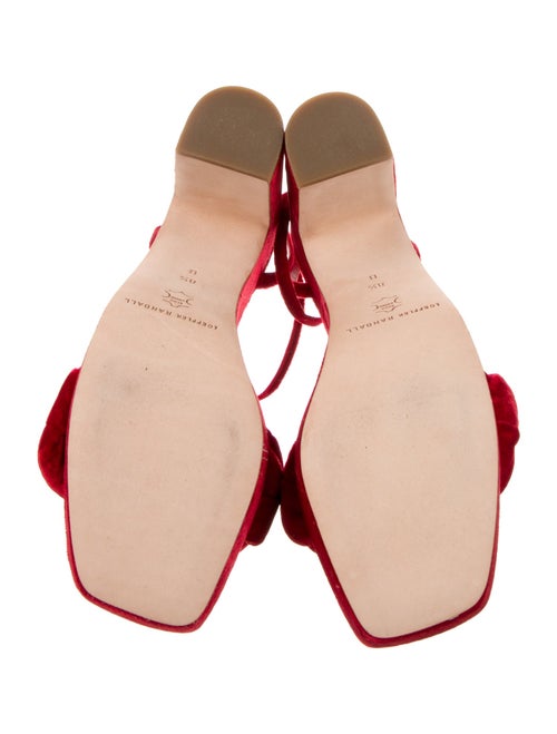 Loeffler Randall Velvet Braided Accents Sandals