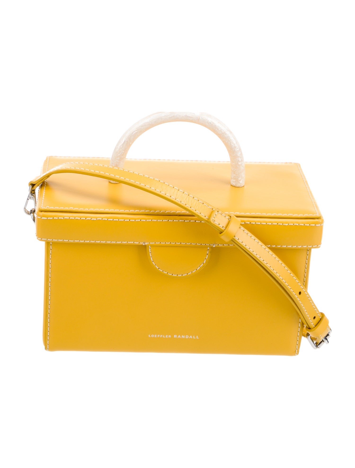 Loeffler Randall Leather Top Handle Bag w/ Tags