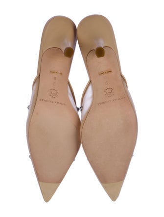 Loeffler Randall Mesh Crystal Embellishments Mules